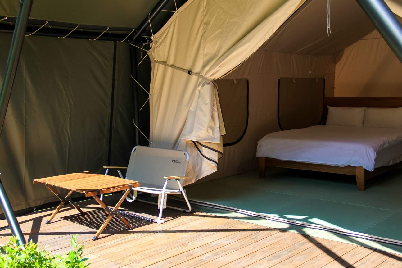 南投露營 | 水与松森林莊園 | 豪華懶人露營